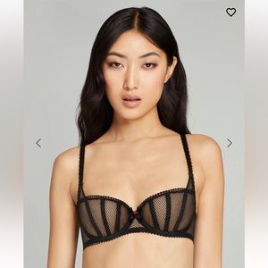 Agent Provocateur Black Mesh Bra